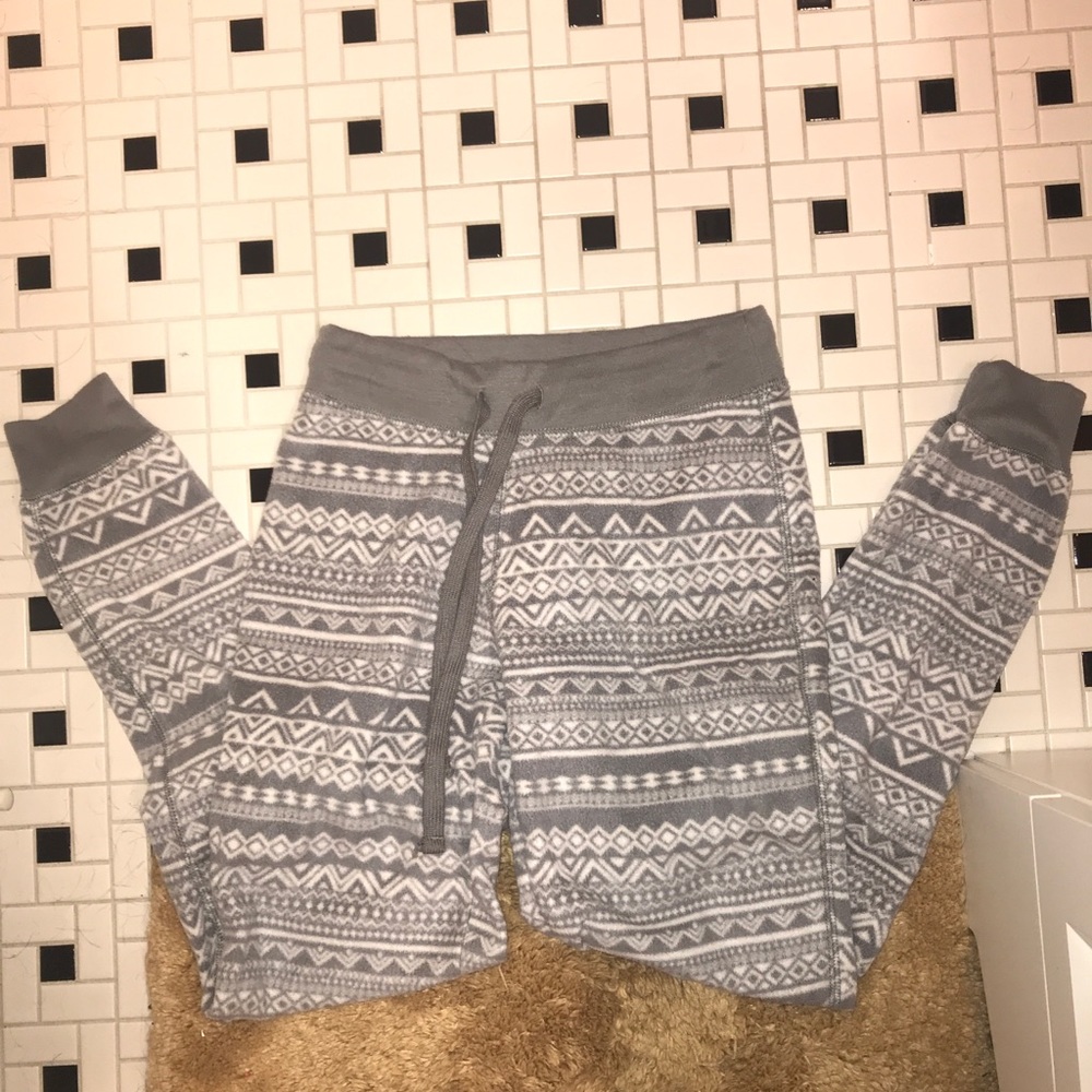 aeropostale gray tribal sweatpants